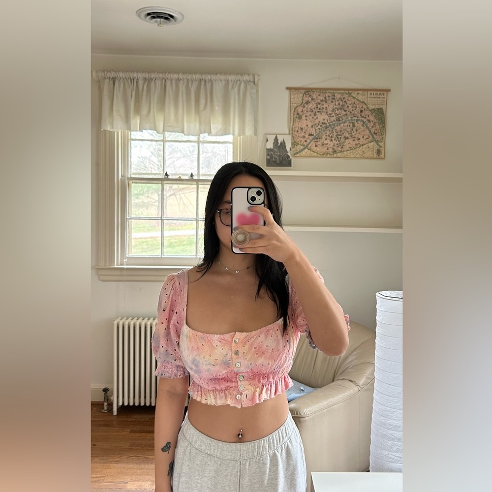 Urban Outfitters Cropped Blouse